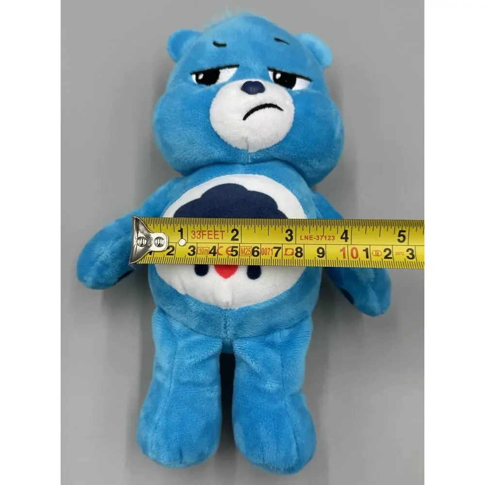 Care Bears Grumpy Bear Blue Plush Small 9” Stuffed Animal Basic Fun 2020